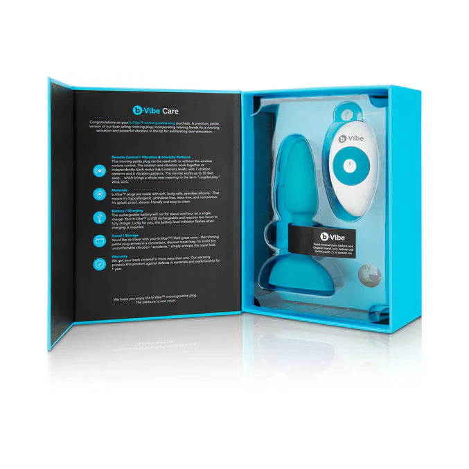 b-Vibe Rimming Petite Rotating and Vibrating Remote Control Plug