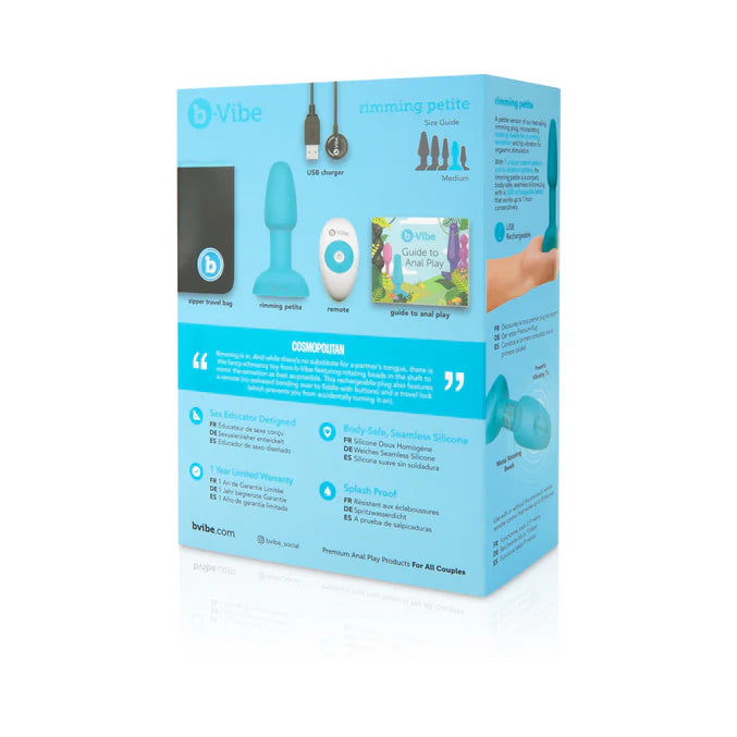 b-Vibe Rimming Petite Rotating and Vibrating Remote Control Plug