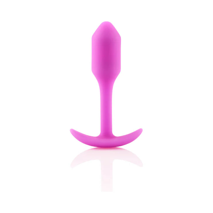 b-Vibe Snug Plug 1 Weighted Silicone Anal Plug