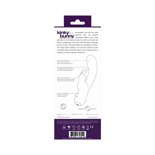 VeDO Kinky Bunny Rechargeable Rabbit Vibrator