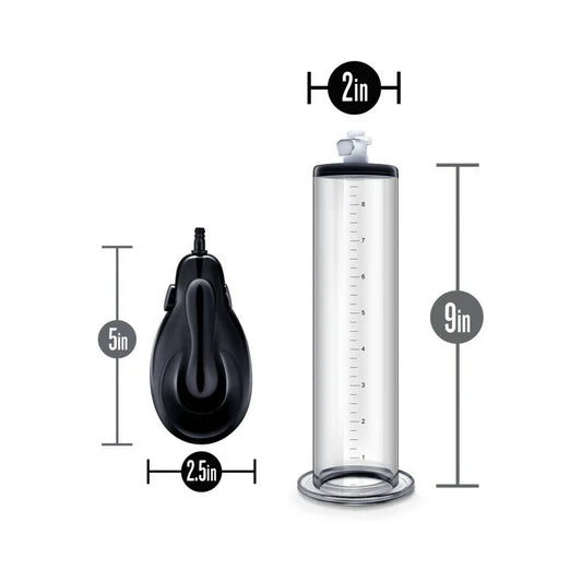 Blush Performance VX9 Auto Penis Pump - Clear