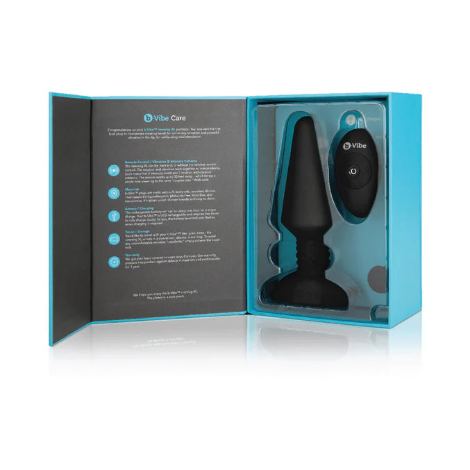 b-Vibe Rimming XL Rotating and Vibrating Remote Control Plug