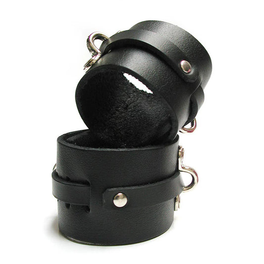 Bondage Basics Leather Ankle Cuffs