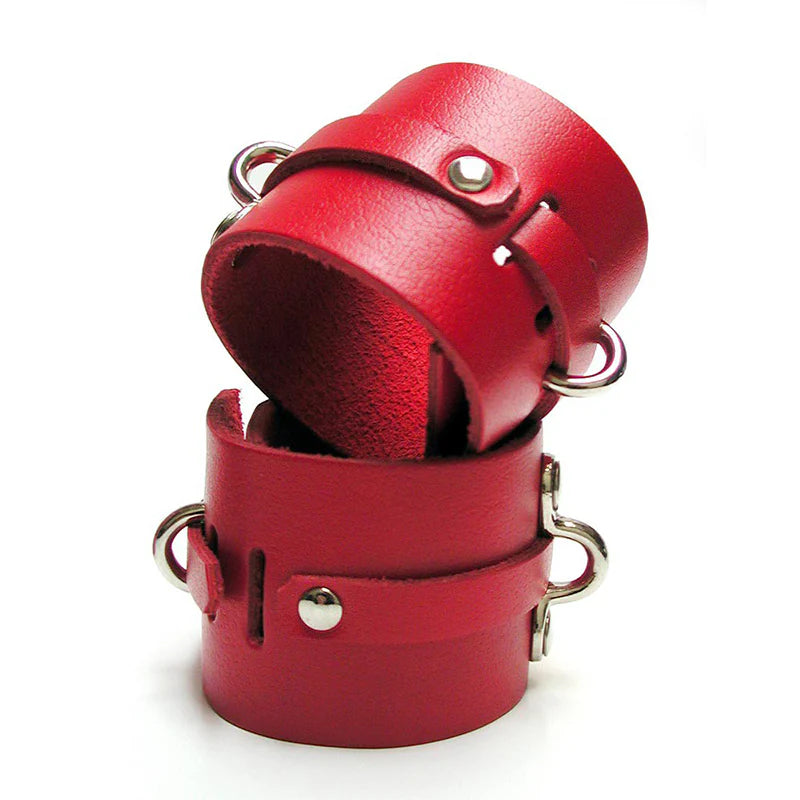 Bondage Basics Leather Ankle Cuffs