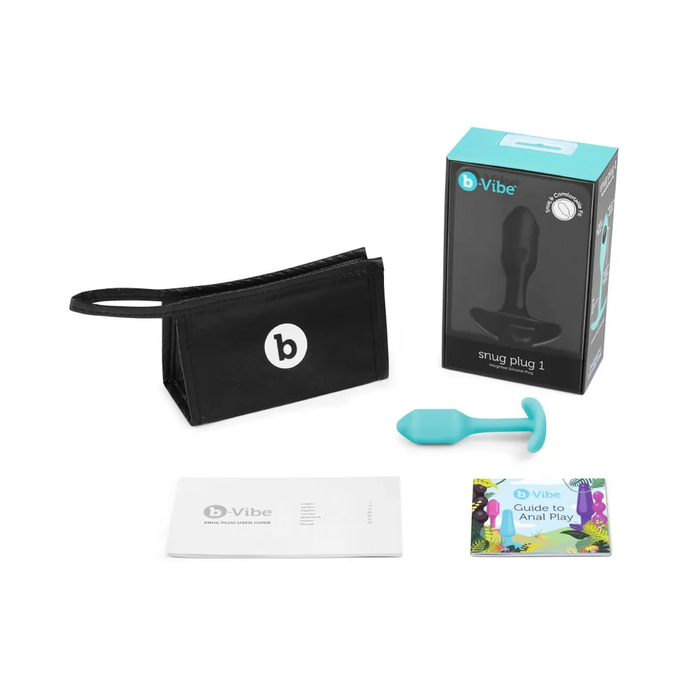 b-Vibe Snug Plug 1 Weighted Silicone Anal Plug