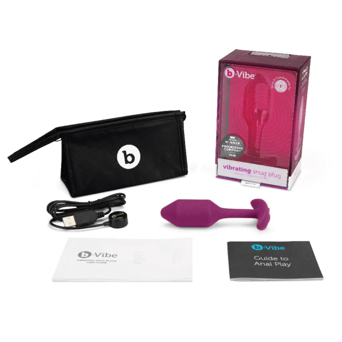 b-Vibe Vibrating Snug Plug 2 Weighted Anal Plug