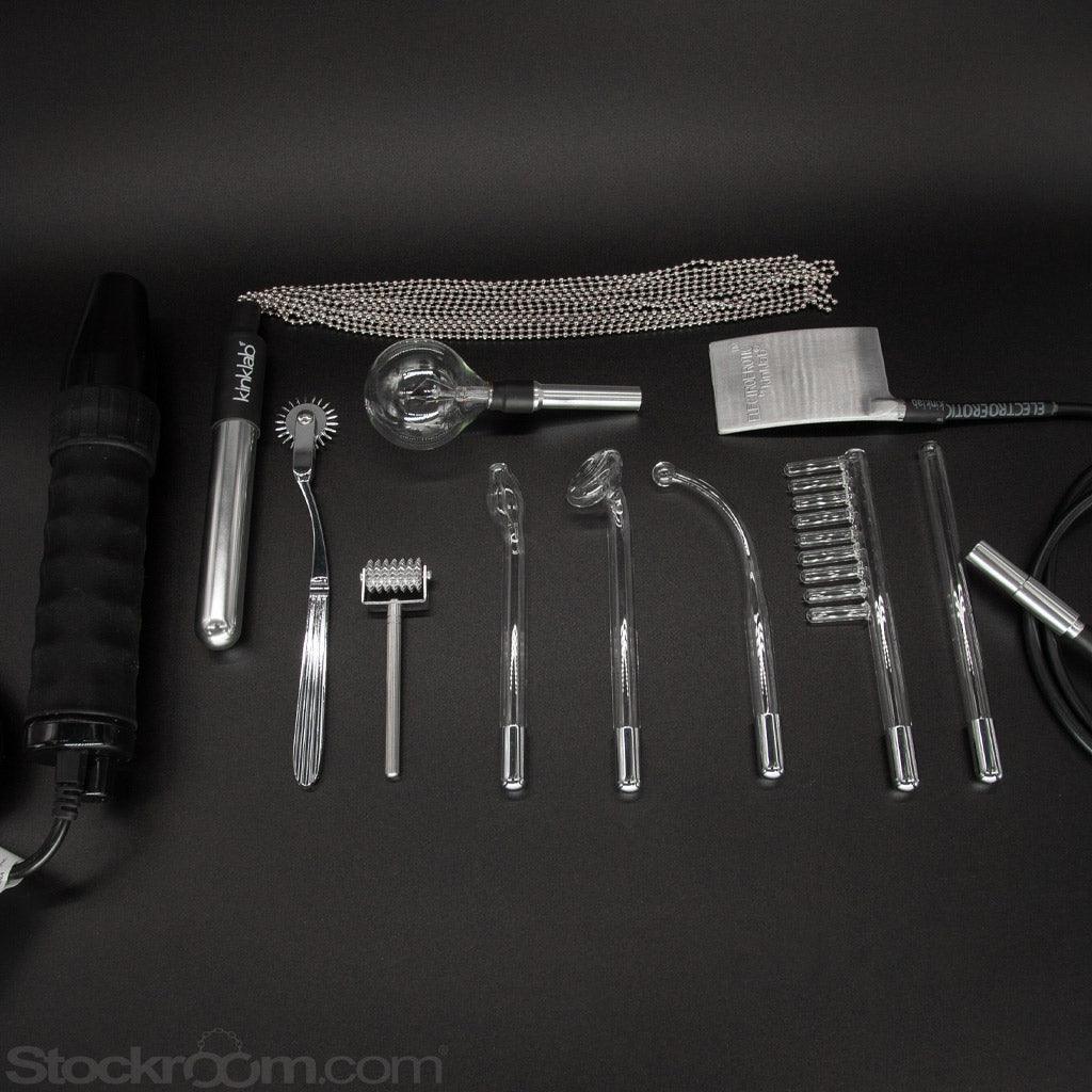 Kinklab Agent Noir Neon Wand Electrosex Kit