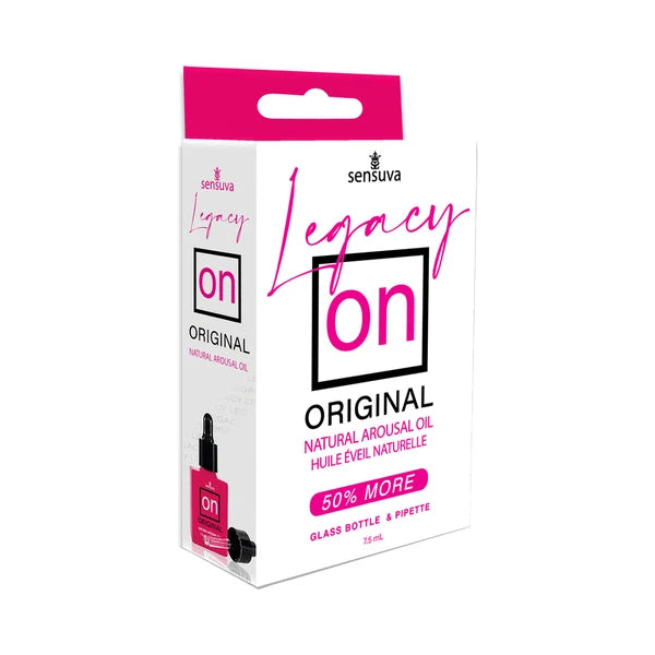 Sensuva ON LEGACY Original Arousal Oil - Luxury Glass Bottle
