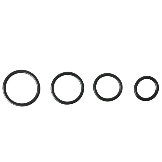 Sportsheets Rubber O-Ring 4-Pack - Black