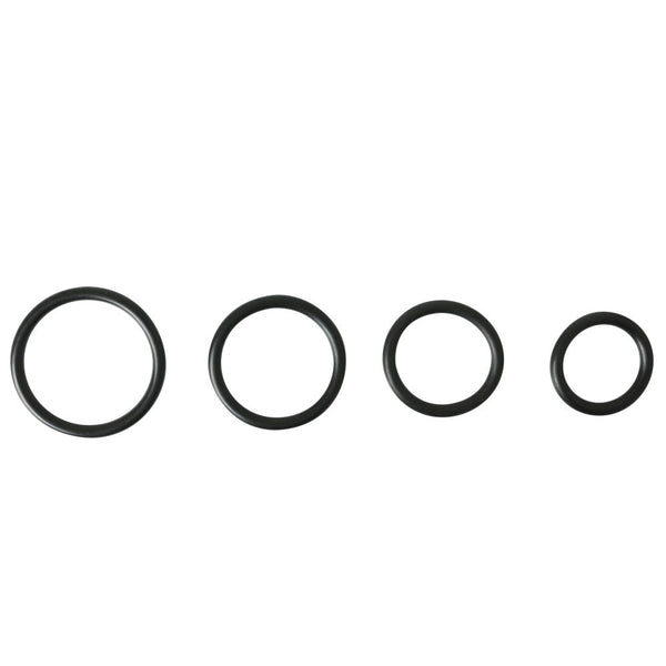 Sportsheets Rubber O-Ring 4-Pack - Black
