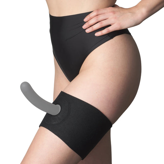 Sportsheets Ultra Thigh Strap-On Harness - Black
