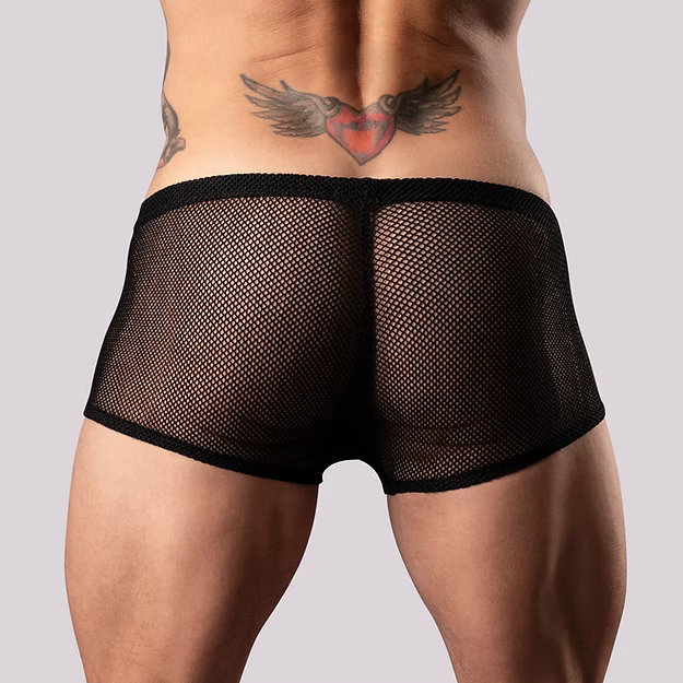 Male Power Fishnet 2.0 PCH Short - Black