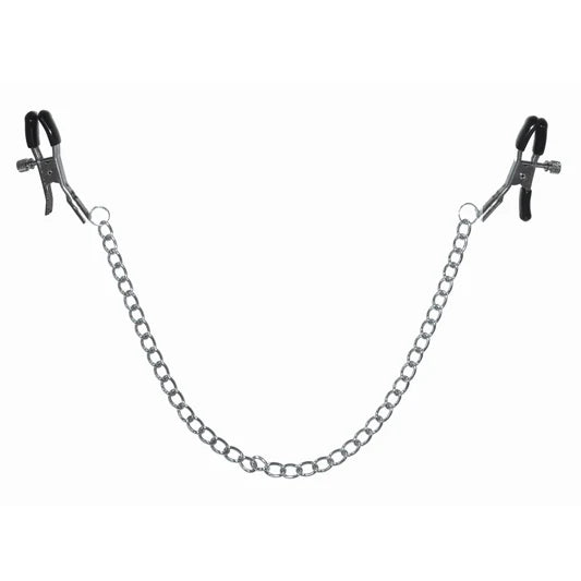 Sportsheets Adjustable Chained Nipple Clamps