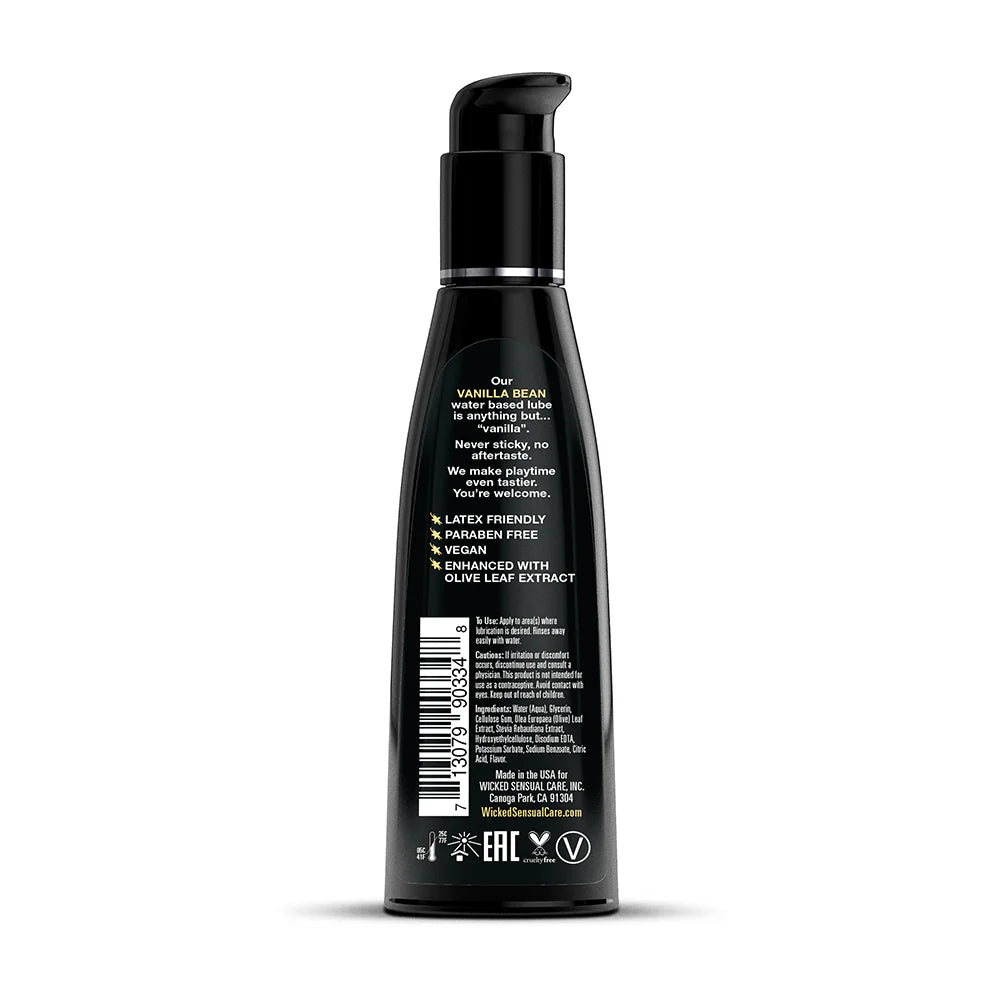 Wicked Aqua Vanilla Bean Water-Based Lubricant