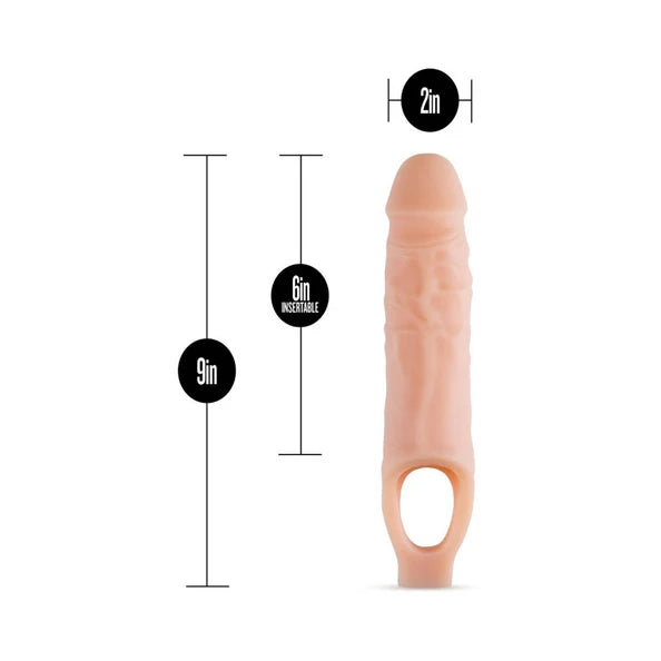 Cock Sheath Penis Extender Sling -Silicone