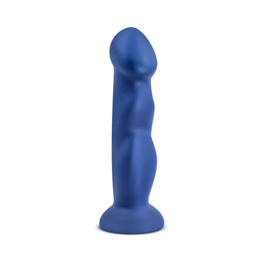 Avant D12 Suko 8 in. Dual Density Silicone Dildo - Indigo