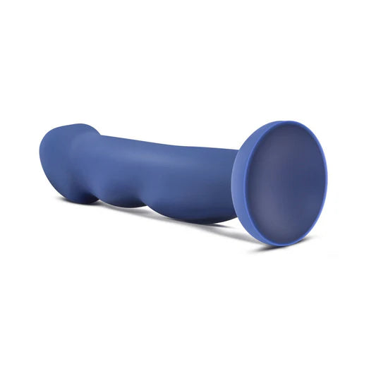 Avant D12 Suko 8 in. Dual Density Silicone Dildo - Indigo