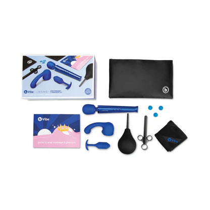 b-Vibe Anal Massage & Education Set - Blue