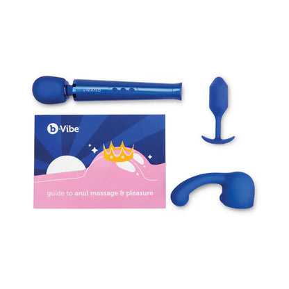 b-Vibe Anal Massage & Education Set - Blue