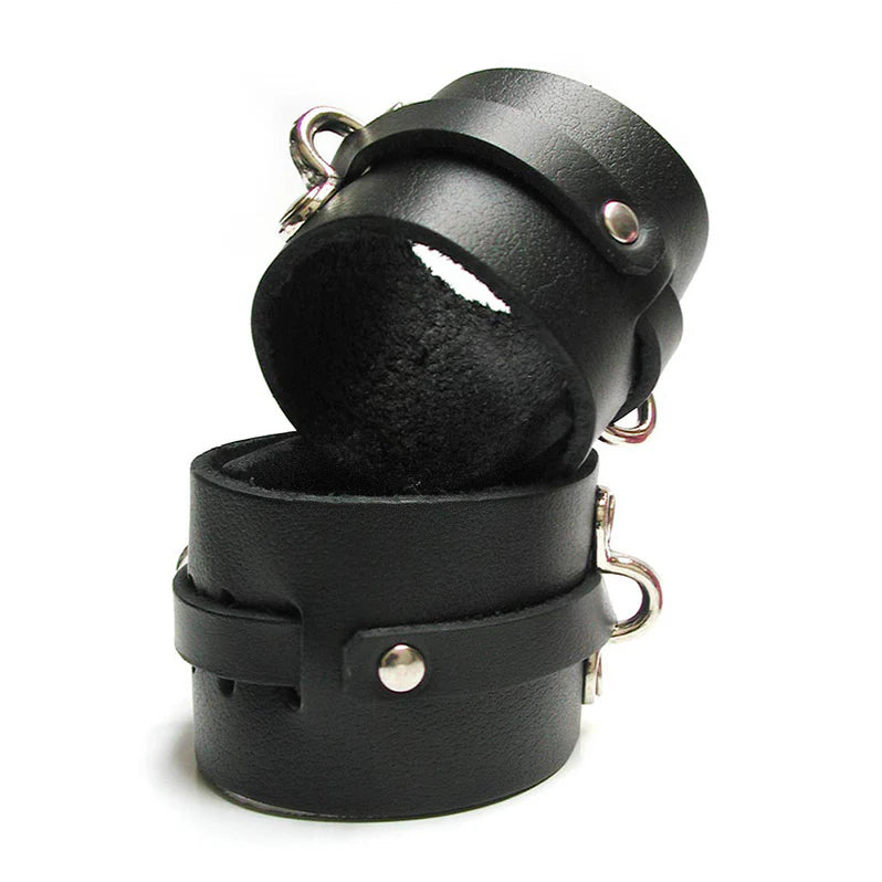Bondage Basics Leather Ankle Cuffs