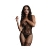 Shots Le Desir Lace and Fishnet Bodystocking Black O/S