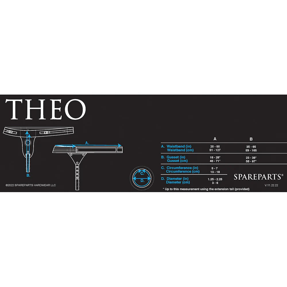 SpareParts Theo Single Strap Harness - Black