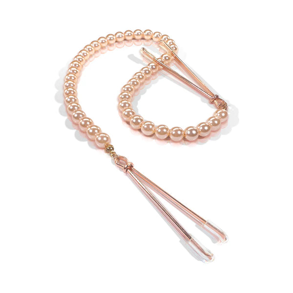 Pearl Drop Beaded Tweezer Nipple Clamps