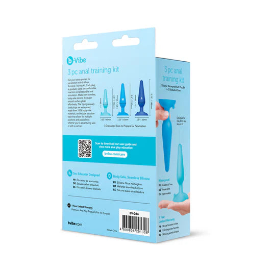 b-Vibe 3-Piece Anal Plug Training Kit Pure Pleasure Shop b-Vibe 3-Piece Anal Plug Training Kit Pure Pleasure Shop