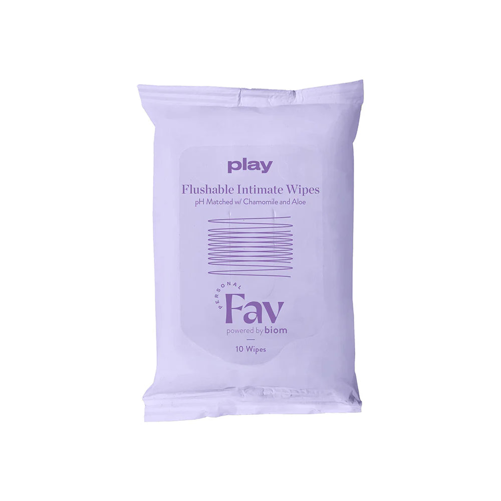 Personal Fav Play Intimate Wipes 10-Pack