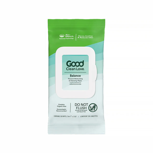 Good Clean Love Balance Personal Moisturizing & Cleansing Wipes