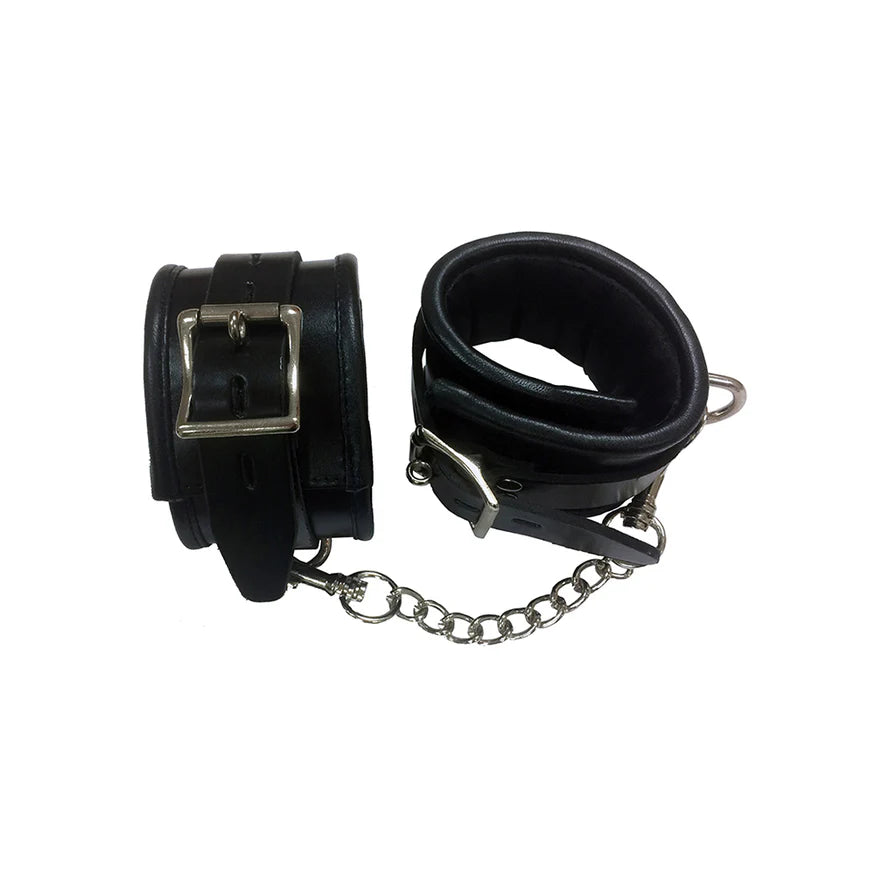 Padded Leather Wrist Cuffs