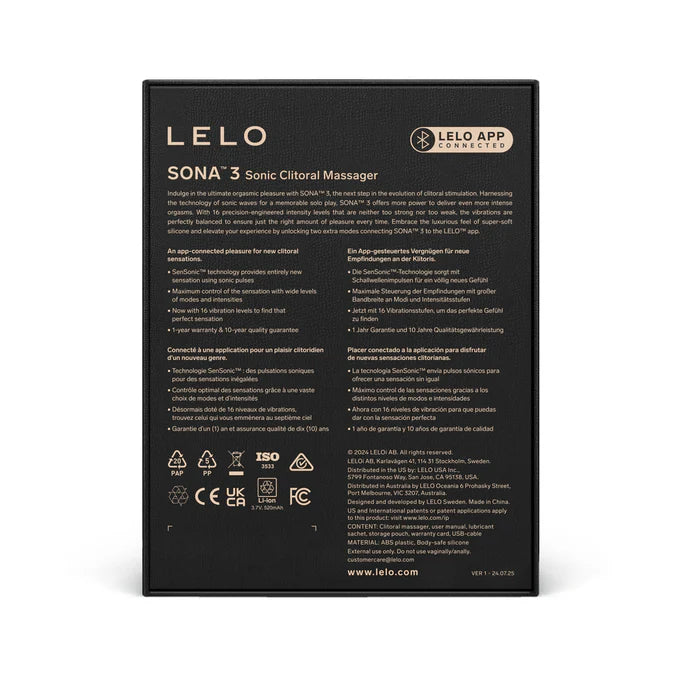 LELO SONA 3 Rechargeable Clitoral Stimulator