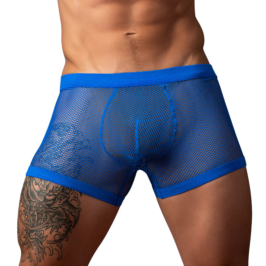 Male Power Fishnet 2.0 PCH Short - Royal
