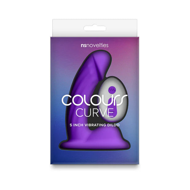 Colours Curve Vibrating 5 in. Dildo