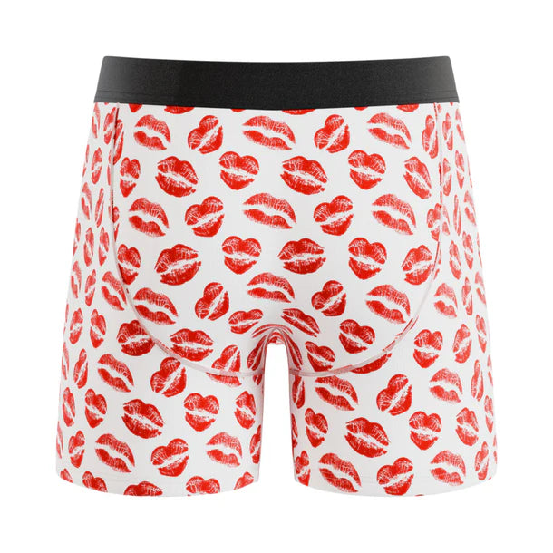 Pucker Up Lipstick Kiss Ball Hammock Pouch Underwear with Fly