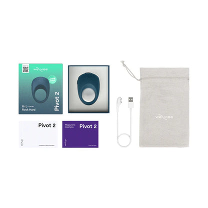 We-Vibe Pivot 2 Vibrating Couples Ring - Slate