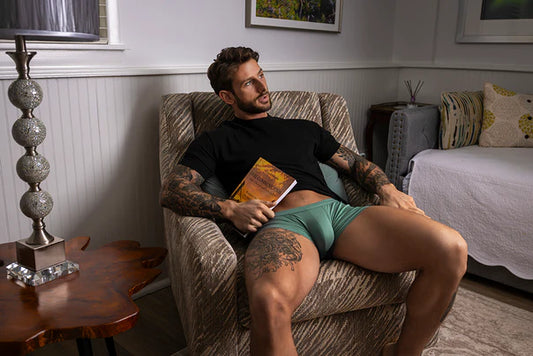 Male Power Eco Cozy Pouch Short - Green