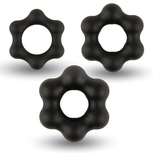 Velv'Or Rooster Milo 3-Piece Cock Ring Set