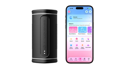 Lovense Calor Bluetooth Depth-Controlled Vibrating and Heating Masturbator