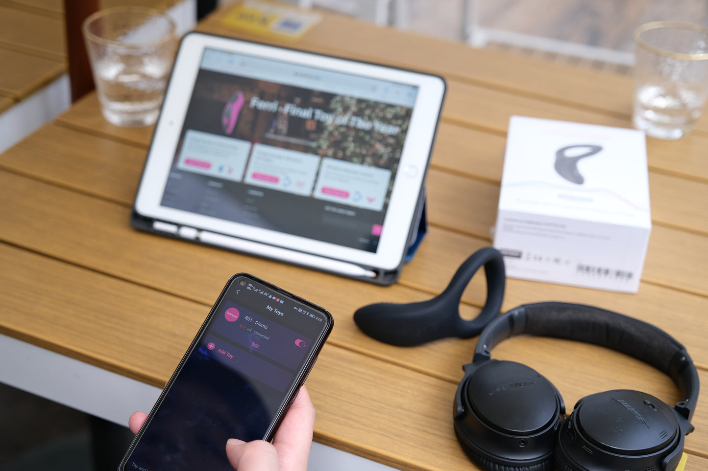 Lovense Diamo Bluetooth Remote-Controlled Vibrating Cockring