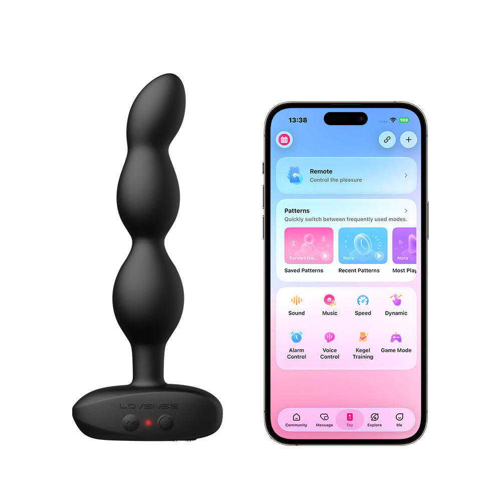 Lovense Ridge Vibrating and Rotating Anal Beads