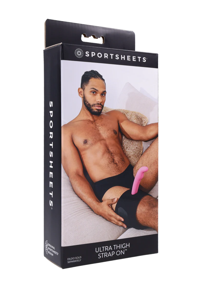Sportsheets Ultra Thigh Strap-On Harness - Black