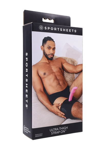 Sportsheets Ultra Thigh Strap-On Harness - Black