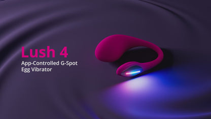 Lovense  Lush 4 Bluetooth Remote-Controlled Egg Vibrator