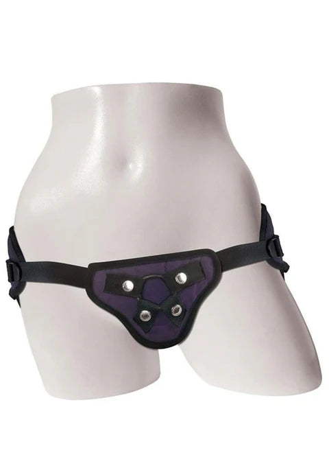 Sportsheets Lush Adjustable Strap-On Harness - Purple
