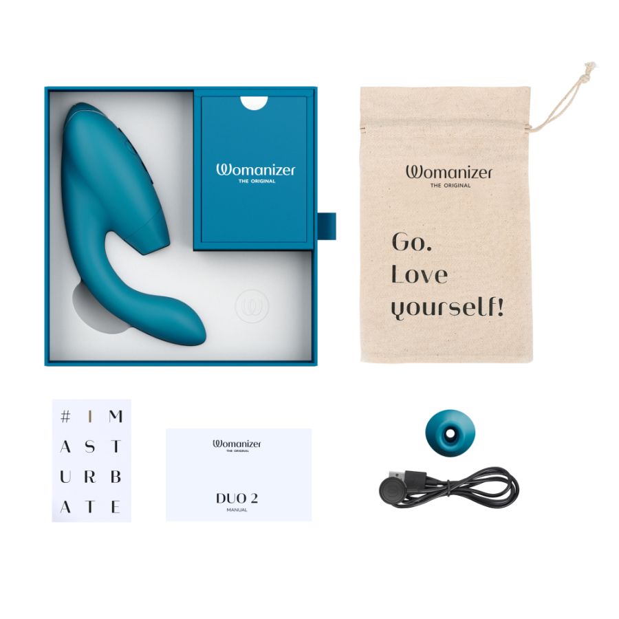 Womanizer Duo - Dual Stimulation Pleasure Air and G-Spot Vibrator